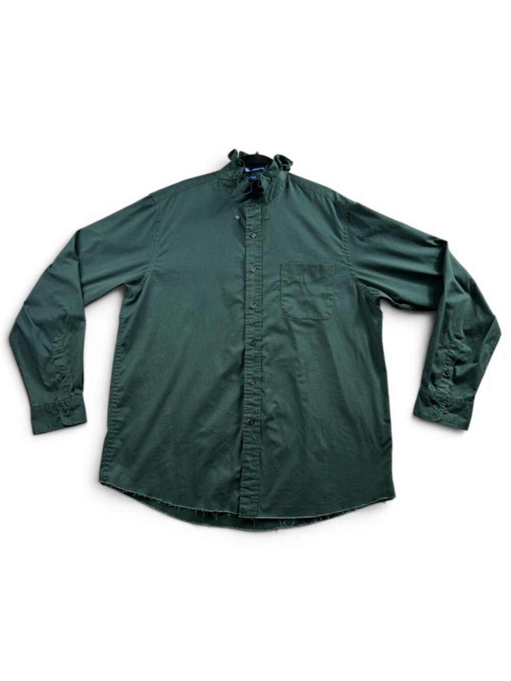 Port Authority Green Button-up Shirt Long Sleeve Mens Tall XL Business Casual